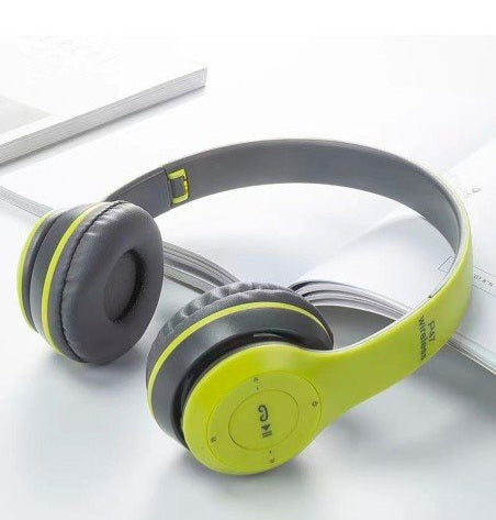 Audífonos Inalámbricos P47 - Bluetooth 5.0 + Manos Libres + Radio Color: Verde
