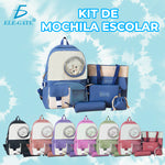 Set 4 Mochila Bonita De Escuela Primaria Para Niñas