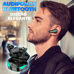 Auriculares X15S Gamer Inalámbricos Bluetooth 5.3 Con LED