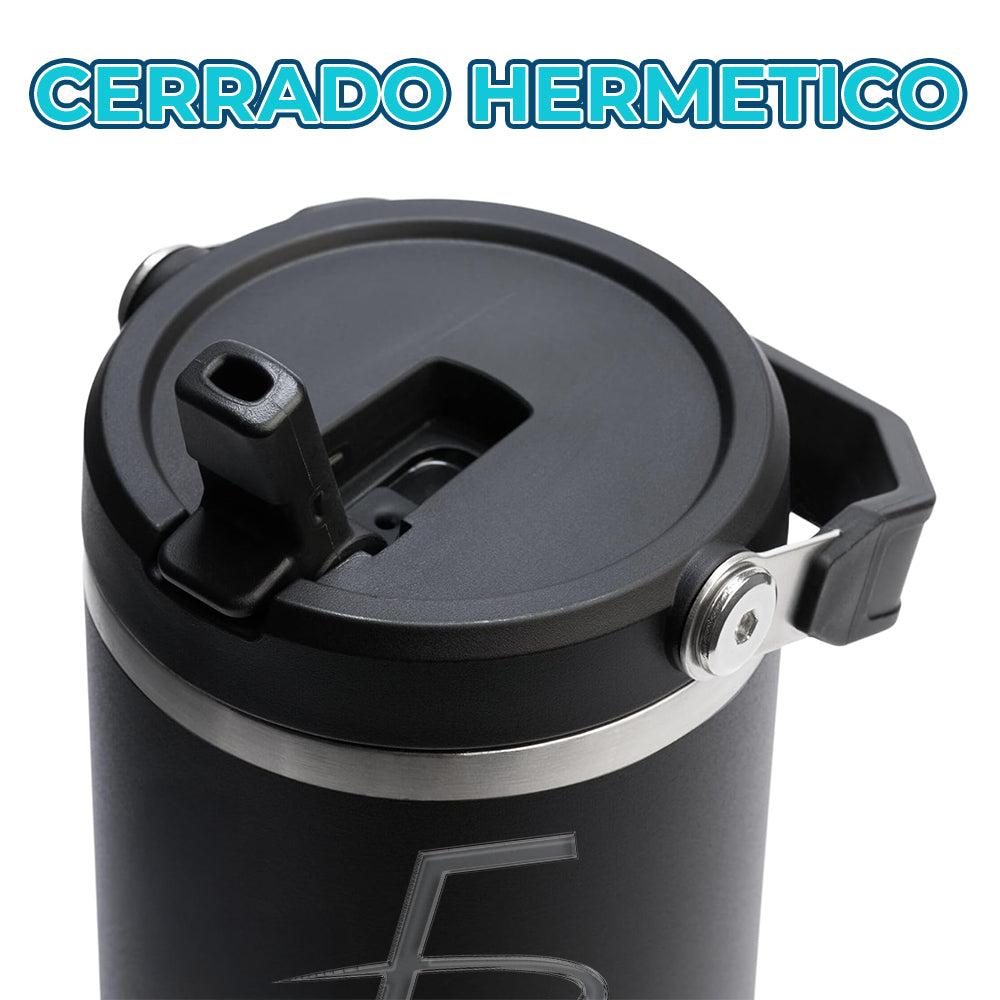 Termo Hermético Diseño de Moda de 887 ml de Acero