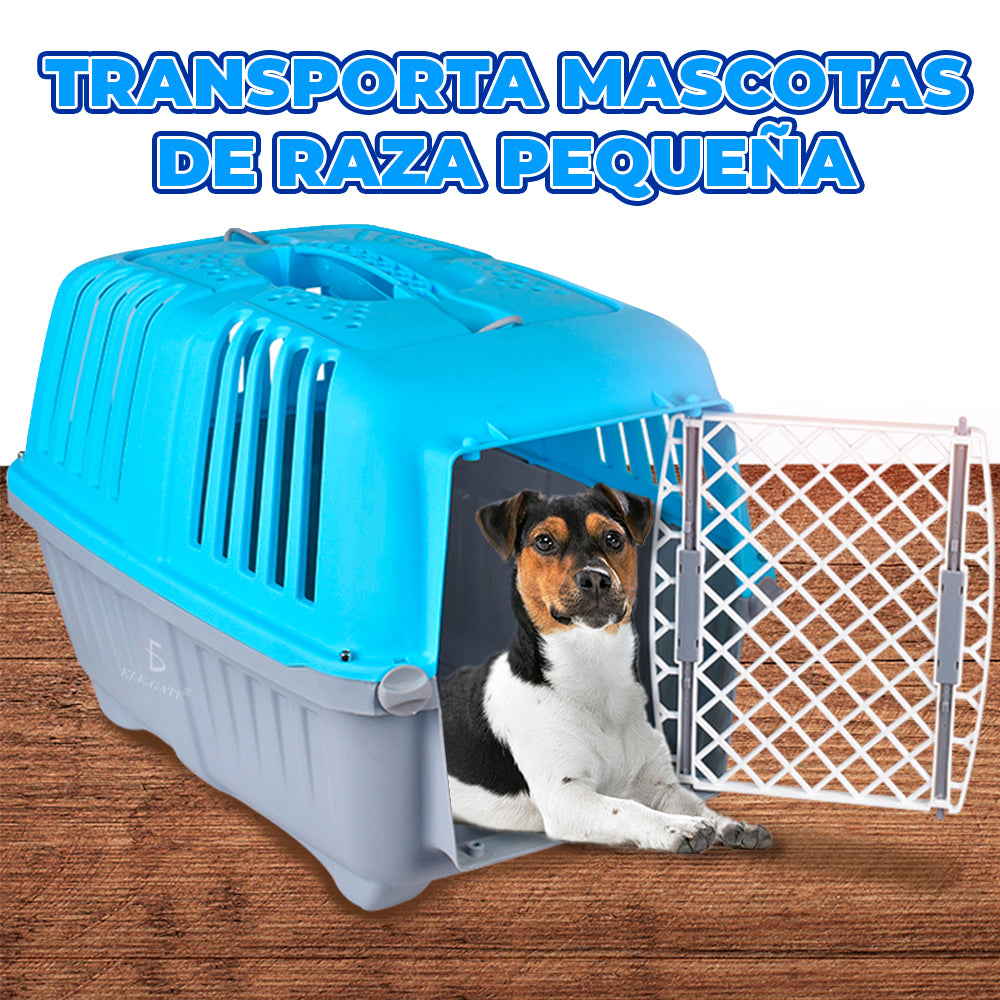 Caja Transportadora Para Mascotas Perro Y Gato 46x27x28 Cm