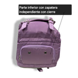 Mochila Porta laptop expandible con zapatera Golden Star