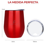 Vaso Termo Vino Café Te Acero Inoxidable Doble Pared