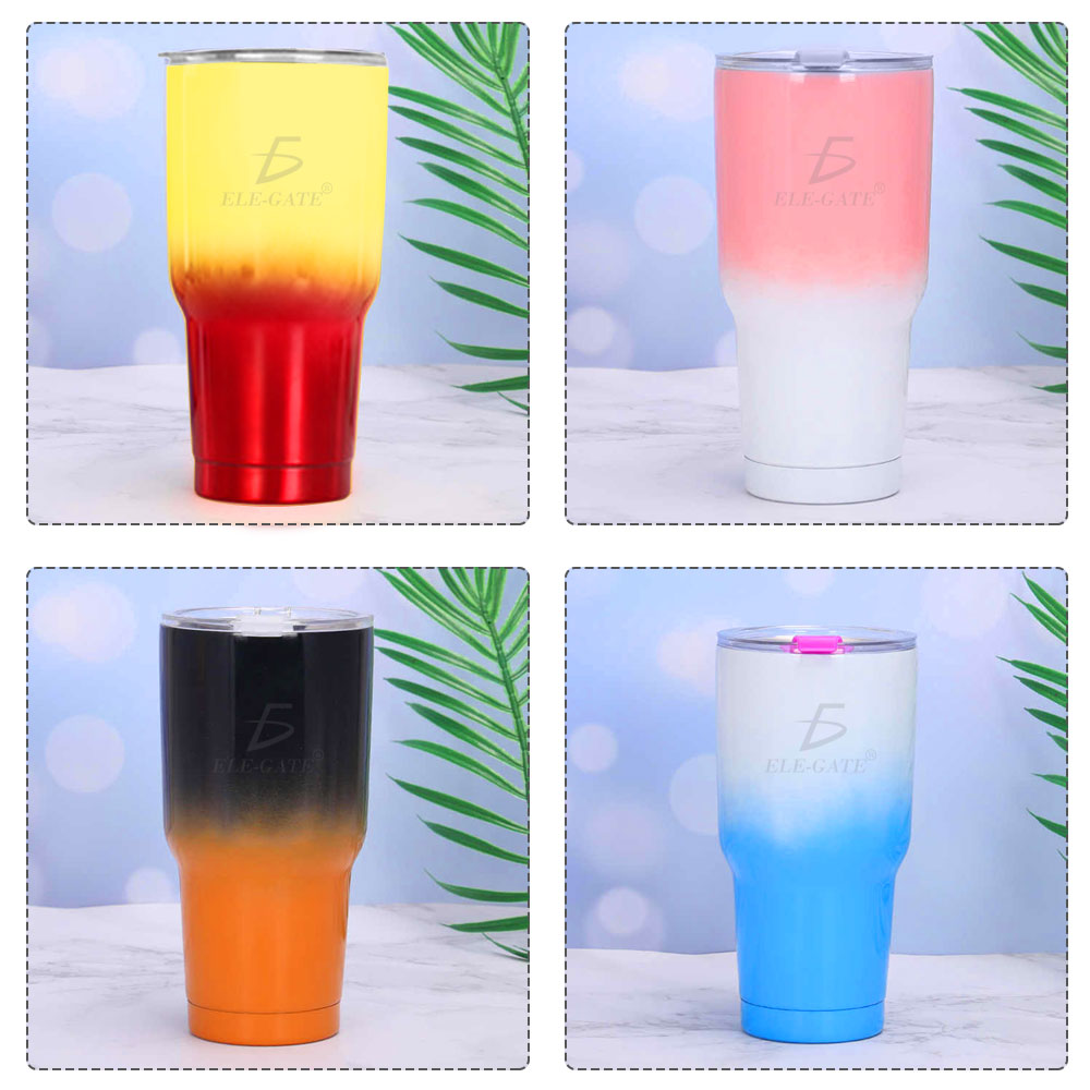 Vaso Térmico Bicolor de 840 ml Termo Acero Inoxidable