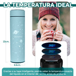 Termo Inteligente 500ml Con Pantalla Lcd De Temperatura Diseños Diferentes