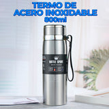 Botella termo de acero inoxidable de 800 ml.