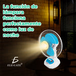 Ventilador Solar de mesa no gasta energía