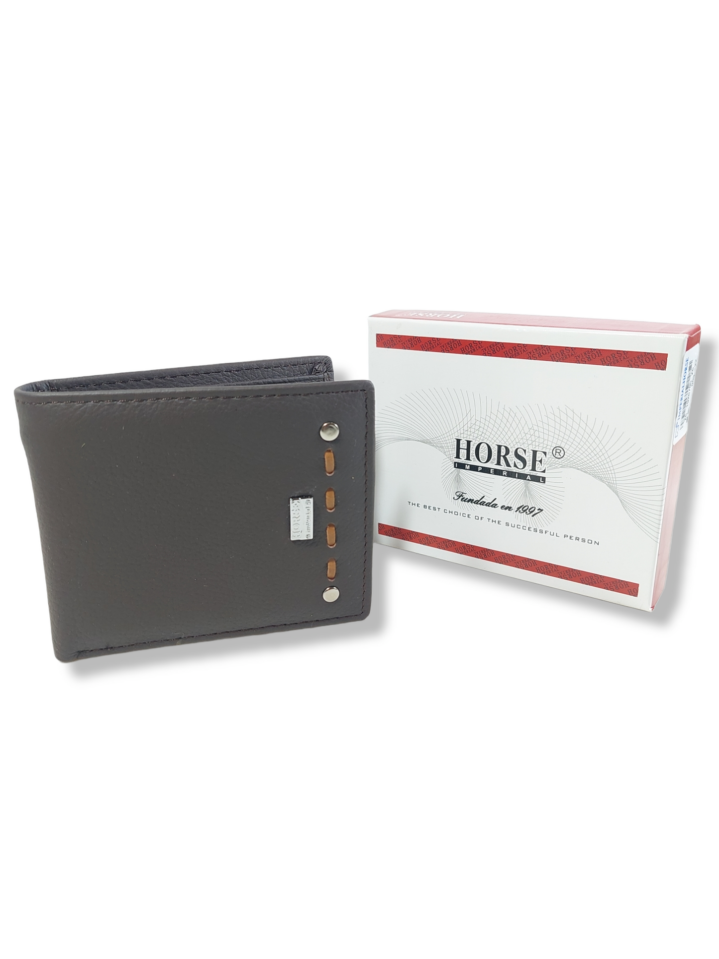 Billetera de Piel Genuina Horse Imperial