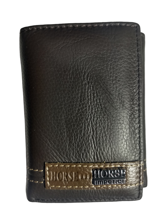 Billetera para caballero en Fina Piel Marca Horse Imperial