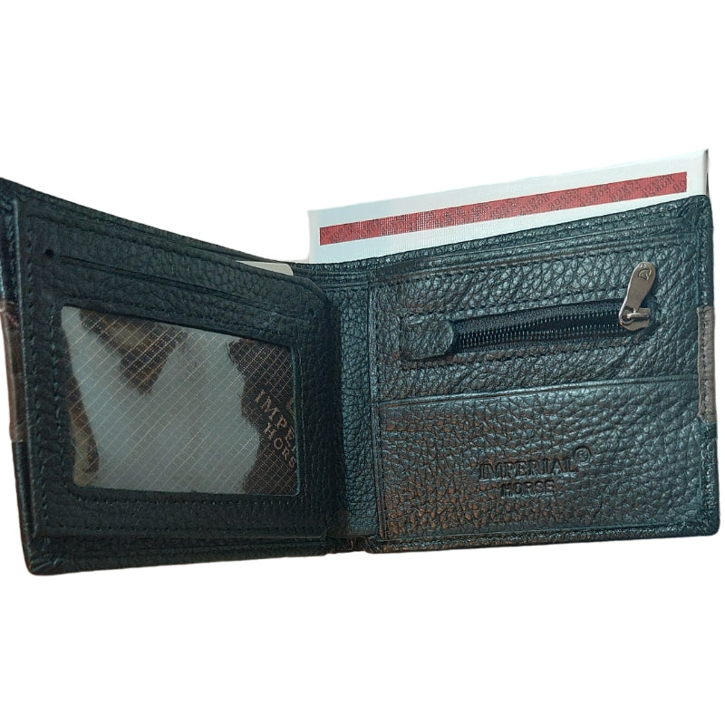 Billetera 100% en piel Marca Horse Imperial